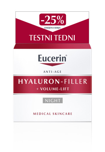 Eucerin Hyaluron-Filler + Volume - Lift nočna krema, 50 ml Eucerin Hyaluron-Filler + Volume - Lift nočna krema, 50 ml