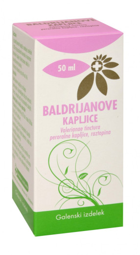 Baldrijanove kapljice, peroralna raztopina, 50 ml Baldrijanove kapljice, peroralna raztopina, 50 ml