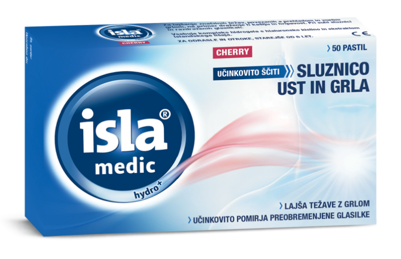 Isla Medic hydro+, 50 pastil Isla Medic hydro+, 50 pastil
