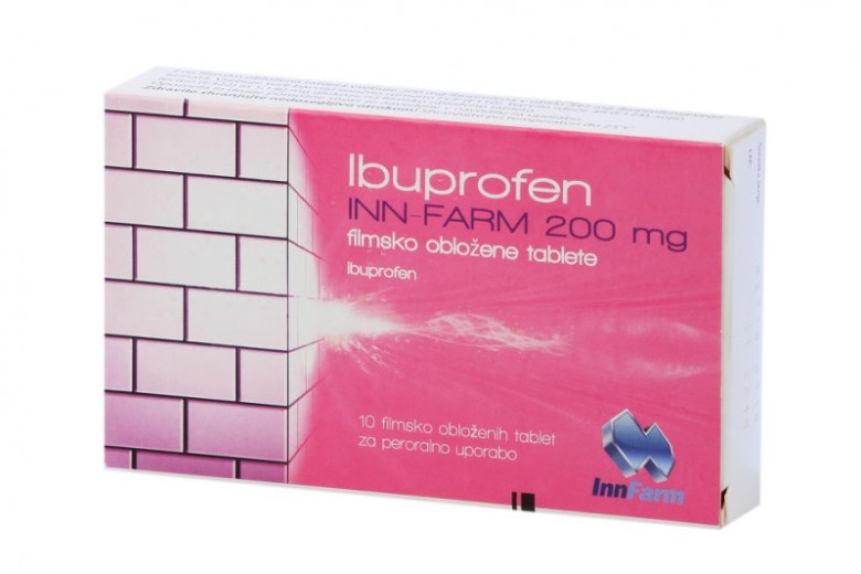 Ibuprofen Inn-Farm 200 mg, 10 filmsko obloženih tablet Ibuprofen Inn-Farm 200 mg, 10 filmsko obloženih tablet