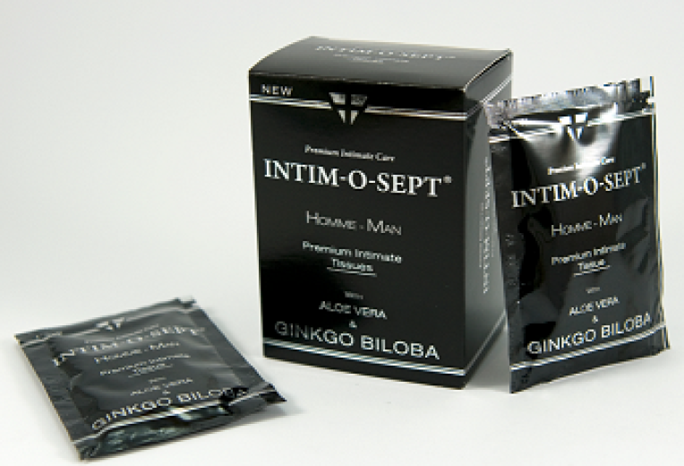 Intim -o- sept Premium intimni robčki, man, 10 robčkov Intim -o- sept Premium intimni robčki, man, 10 robčkov