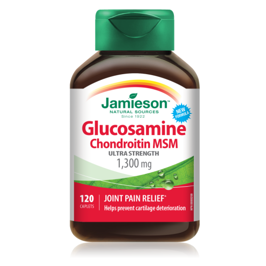 Jamieson Glukozamin & Hondroitin z MSM, 120 tablet Jamieson Glukozamin & Hondroitin z MSM, 120 tablet