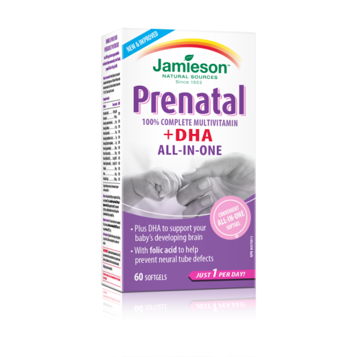 Jamieson Prenatal + DHK, 60 kapsul