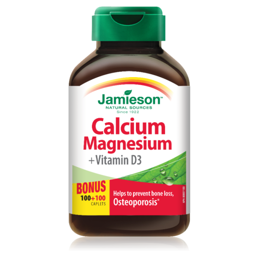 Jamieson Kalcij, magnezij in vitamin D3, 200 tablet Jamieson Kalcij, magnezij in vitamin D3, 200 tablet