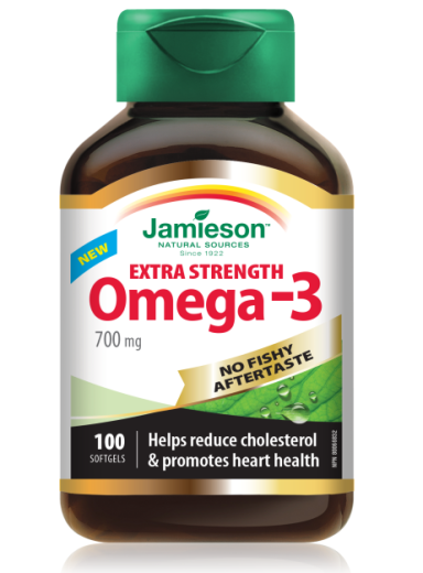 Jamieson Omega-3 Ekstra moč, 100 kapsul Jamieson Omega-3 Ekstra moč, 100 kapsul