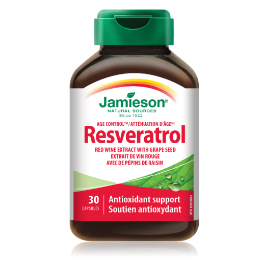 Jamieson Resveratrol, 30 kapsul