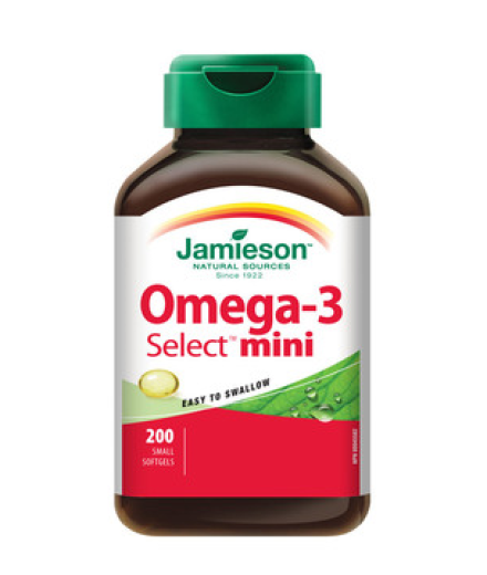 Jamieson Omega-3 Select Mini, 200 kapsul Jamieson Omega-3 Select Mini, 200 kapsul