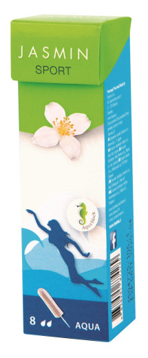 Jasmin sport aqua tamponi, 8 kosov Jasmin sport aqua tamponi, 8 kosov
