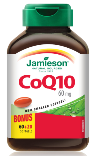 Jamieson CoQ10 60 mg, 80 kapsul Jamieson CoQ10 60 mg, 80 kapsul