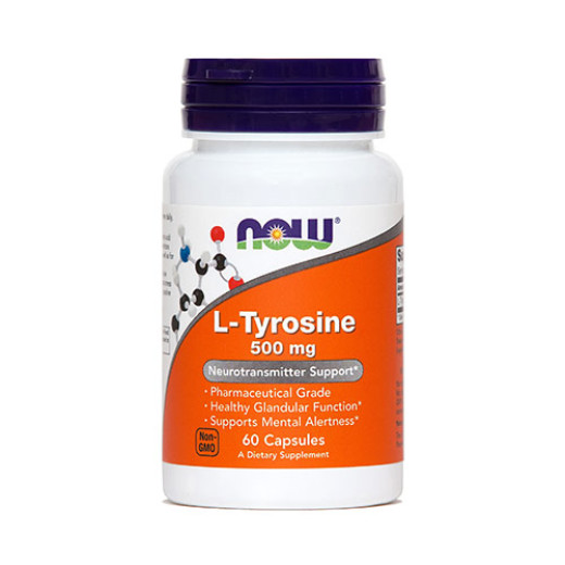 NOW L-Tirozin 500 mg, 60 kapsul NOW L-Tirozin 500 mg, 60 kapsul