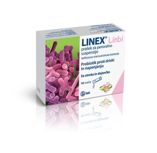 Linex Linbi, prašek za peroralno suspenzijo, 20 vrečk