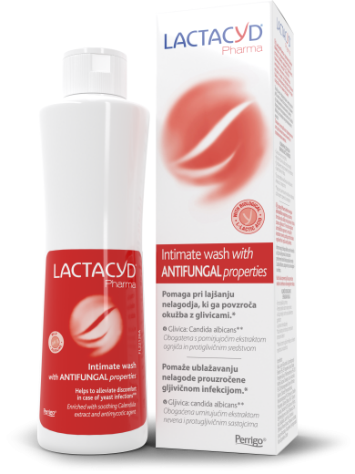 Lactacyd Pharma Antifungal intimno milo, 250 ml Lactacyd Pharma Antifungal intimno milo, 250 ml