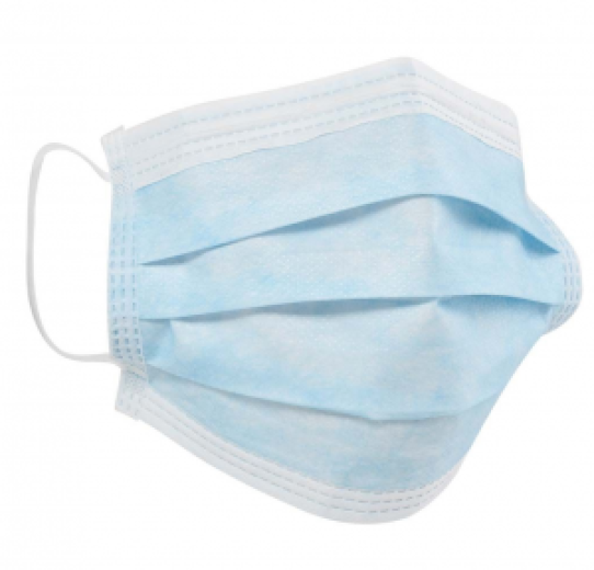 Homed zaščitna maska troslojna z elastiko, 10 mask Homed zaščitna maska troslojna z elastiko, 10 mask