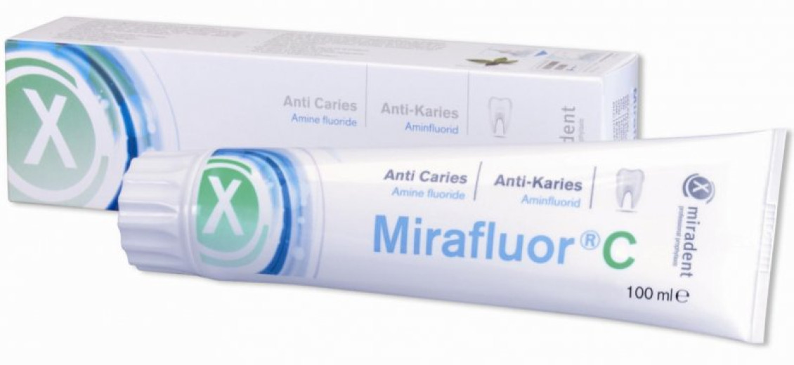 Miradent, Mirafluor C zobna pasta za preprečevanje kariesa, 100 ml Miradent, Mirafluor C zobna pasta za preprečevanje kariesa, 100 ml