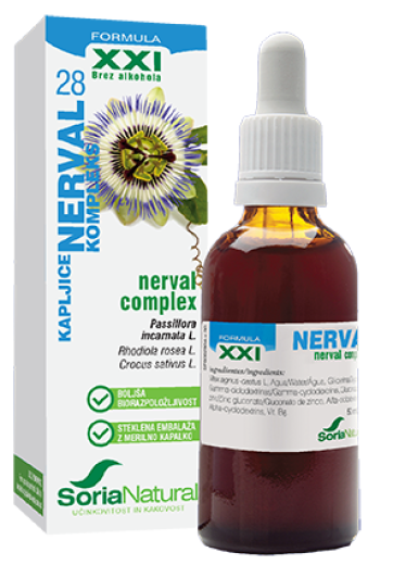 Soria Natural Nerval Kompleks XXI kapljice, 50 ml Soria Natural Nerval Kompleks XXI kapljice, 50 ml