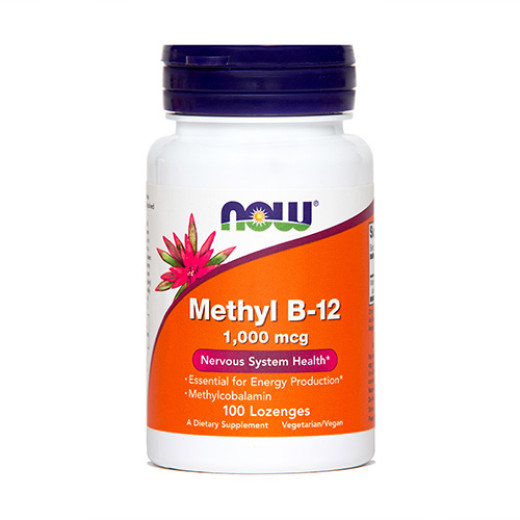 NOW Vitamin B12 1000 µg, 100 žvečljivih tablet NOW Vitamin B12 1000 µg, 100 žvečljivih tablet
