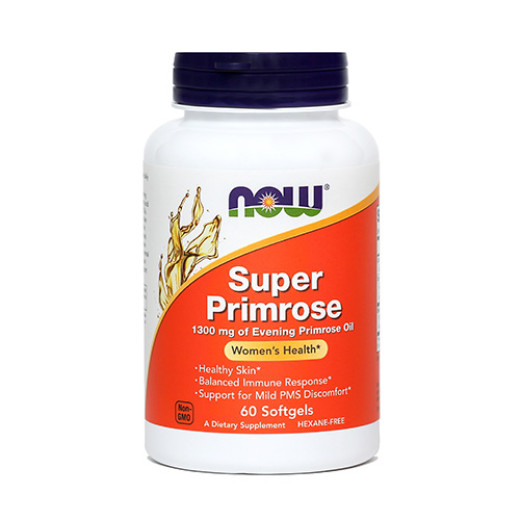 NOW Super svetlinovo olje 1300 mg, 60 mehkih kapsul