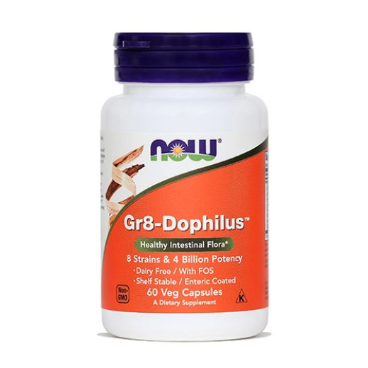 NOW Gr8-Dophilus, 60 kapsul NOW Gr8-Dophilus, 60 kapsul