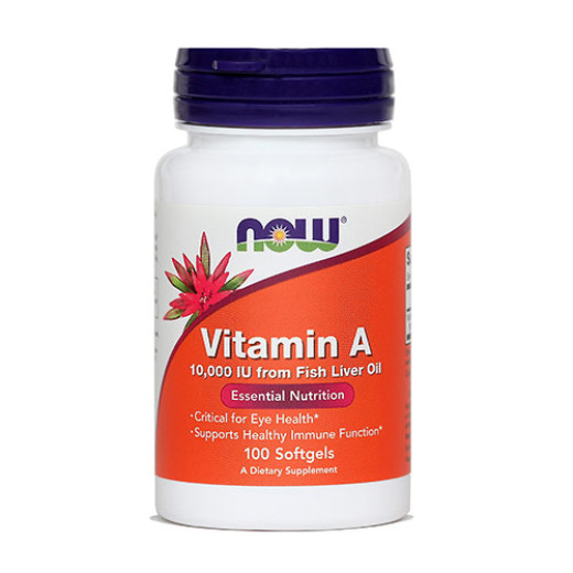 Now Vitamin A 10.000 I.E., 100 kapsul Now Vitamin A 10.000 I.E., 100 kapsul