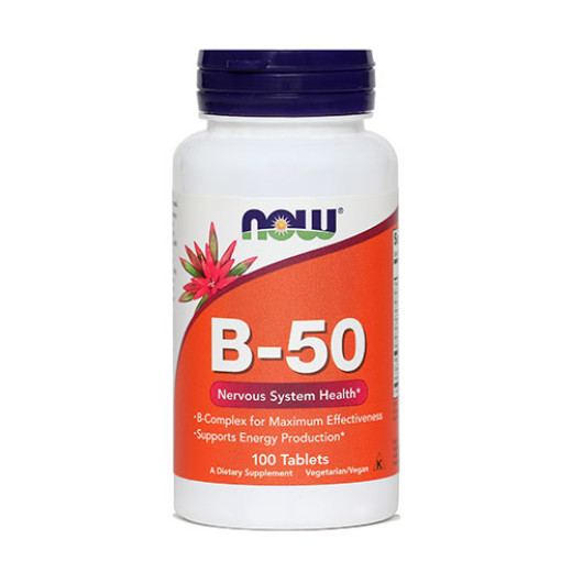 NOW B-kompleks, 100 tablet