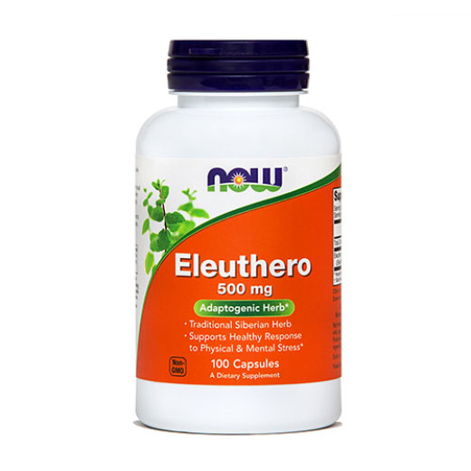 NOW Eleuthero 500 mg, 100 kapsul NOW Eleuthero 500 mg, 100 kapsul
