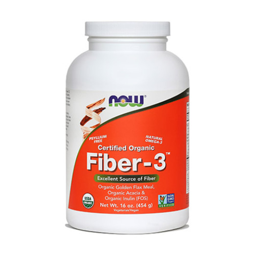 NOW Fiber-3 v prahu, 454 g NOW Fiber-3 v prahu, 454 g