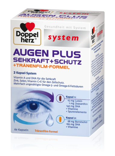 Doppelherz System Augen Plus, 60 kapsul Doppelherz System Augen Plus, 60 kapsul
