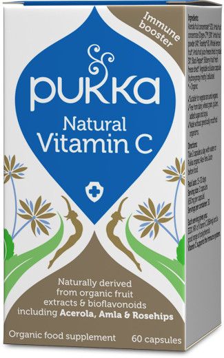 Pukka Vitamin C, 60 kapsul