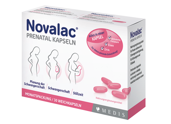 Novalac prenatalne kapsule, 30 mehkih kapsul