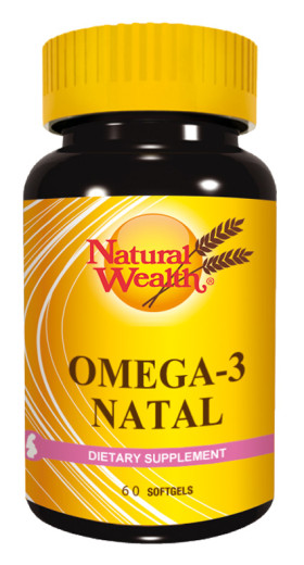 Natural Wealth Omega 3 Natal, 60 mehkih kapsul Natural Wealth Omega 3 Natal, 60 mehkih kapsul