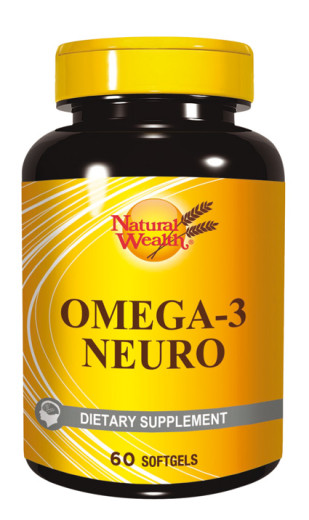 Natural Wealth Omega 3 Neuro, 60 mehkih kapsul Natural Wealth Omega 3 Neuro, 60 mehkih kapsul