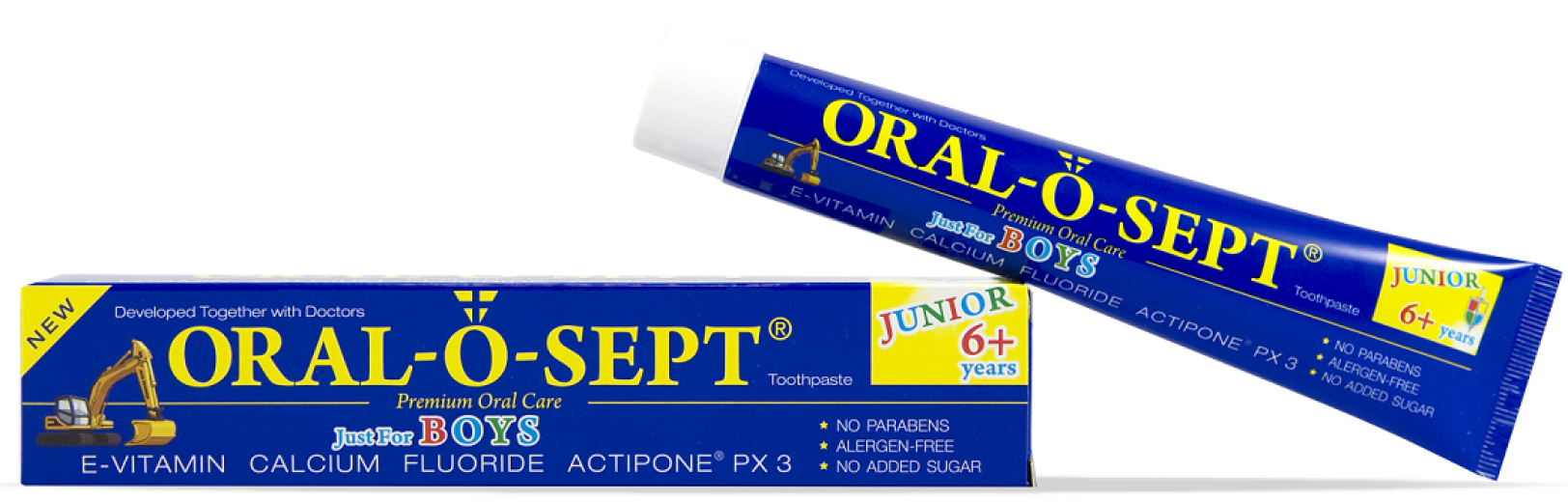 Oral-o-sept, Junior 6+, Boys, zobna pasta, 75 ml Oral-o-sept, Junior 6+, Boys, zobna pasta, 75 ml
