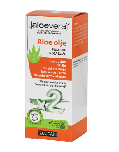 Aloe Vera X2, Aloe olje za nego kože, 50 ml Aloe Vera X2, Aloe olje za nego kože, 50 ml