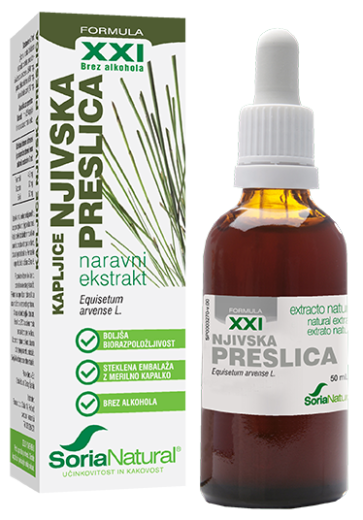 Soria Natural Njivska preslica XXI kapljice, 50 ml