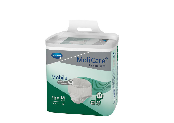 Molicare Premium Mobile 5D - M, 14 inkontinenčnih hlačk Molicare Premium Mobile 5D - M, 14 inkontinenčnih hlačk