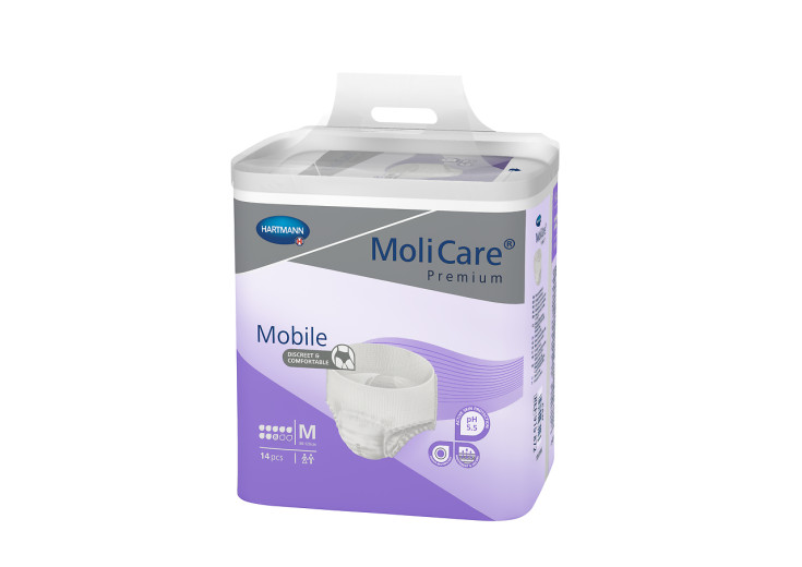 Molicare Premium Mobile 8D - M, 14 inkontinenčnih hlačk Molicare Premium Mobile 8D - M, 14 inkontinenčnih hlačk