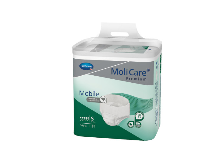 Molicare Premium Mobile 5D - S, 14 inkontinenčnih hlačk Molicare Premium Mobile 5D - S, 14 inkontinenčnih hlačk