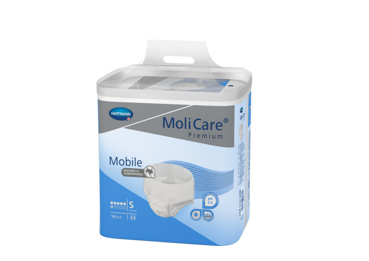 Molicare Premium Mobile 6D - S, 14 inkontinenčnih hlačk Molicare Premium Mobile 6D - S, 14 inkontinenčnih hlačk