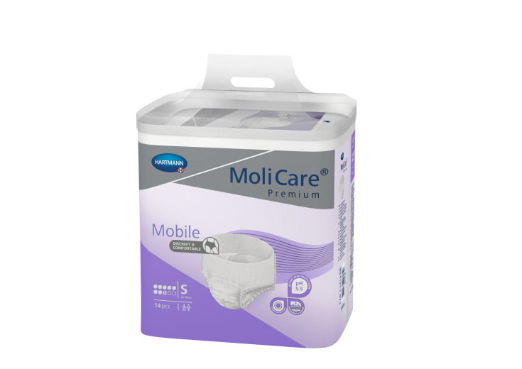 Molicare Premium Mobile 8D - S, 14 inkontinenčnih hlačk Molicare Premium Mobile 8D - S, 14 inkontinenčnih hlačk