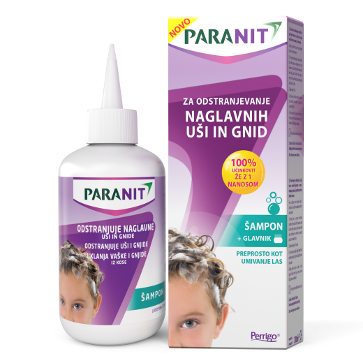 Paranit, šampon za odstranjevanje naglavnih uši in gnid, 200 ml Paranit, šampon za odstranjevanje naglavnih uši in gnid, 200 ml