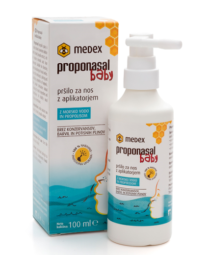 Medex Proponasal Baby, pršilo za nos, 100 ml