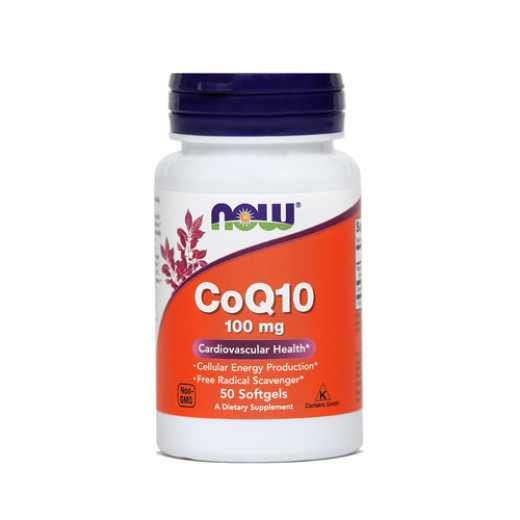 NOW Koencim Q10 100 mg, 50 mehkih kapsul NOW Koencim Q10 100 mg, 50 mehkih kapsul