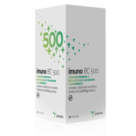 Yasenka Imuno BC 500, 30 kapsul Yasenka Imuno BC 500, 30 kapsul