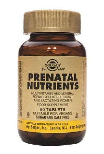 Solgar Prenatal Nutrients, 60 tablet Solgar Prenatal Nutrients, 60 tablet