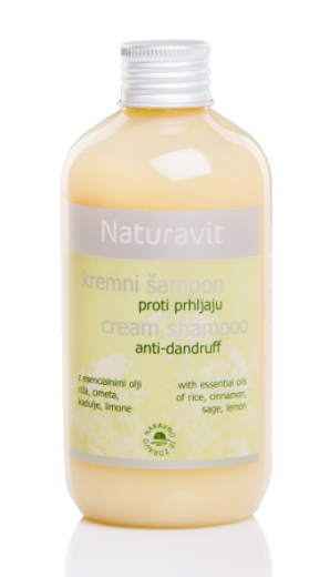Naturavit, kremni šampon proti prhljaju, 250 ml
