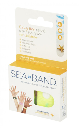 Sea Band, zapestnica za lajšanje slabosti za otroke, 2 kosa Sea Band, zapestnica za lajšanje slabosti za otroke, 2 kosa