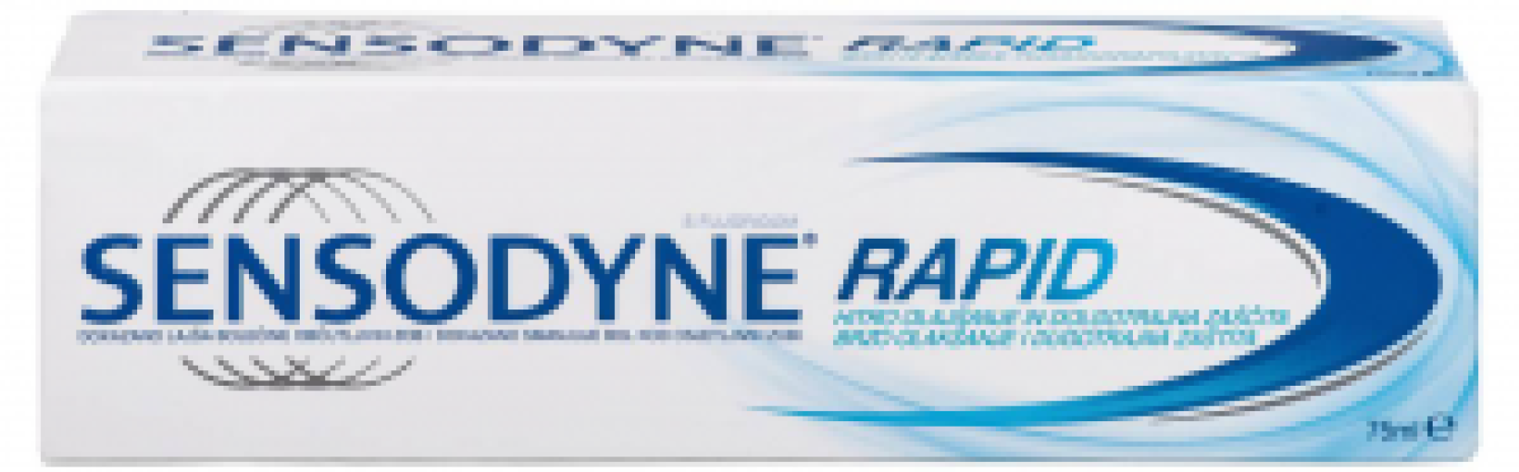 Sensodyne Rapid, zobna pasta, 75 ml