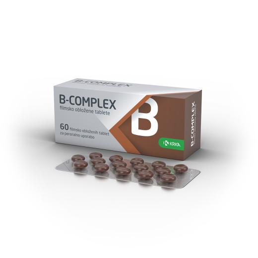 B-complex, 60 obloženih tablet B-complex, 60 obloženih tablet