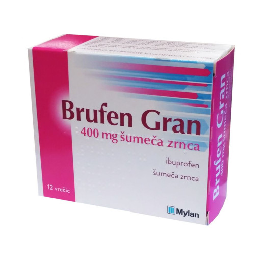 Brufen Gran 400 mg šumeča zrnca, 12 vrečk Brufen Gran 400 mg šumeča zrnca, 12 vrečk