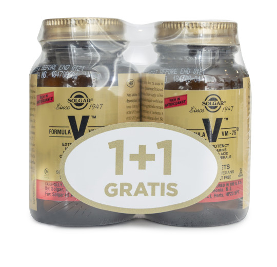 Solgar VM-75, 30 tablet 1 + 1 GRATIS Solgar VM-75, 30 tablet 1 + 1 GRATIS